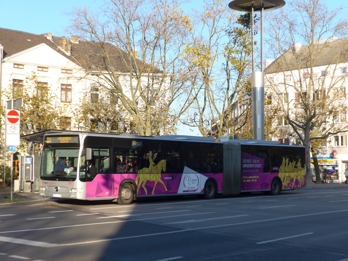 (157'248) - ASEAG Aachen - Nr. 282/AC-L 902 - Mercedes am 21. November 2014 beim Hauptbahnhof Aachen