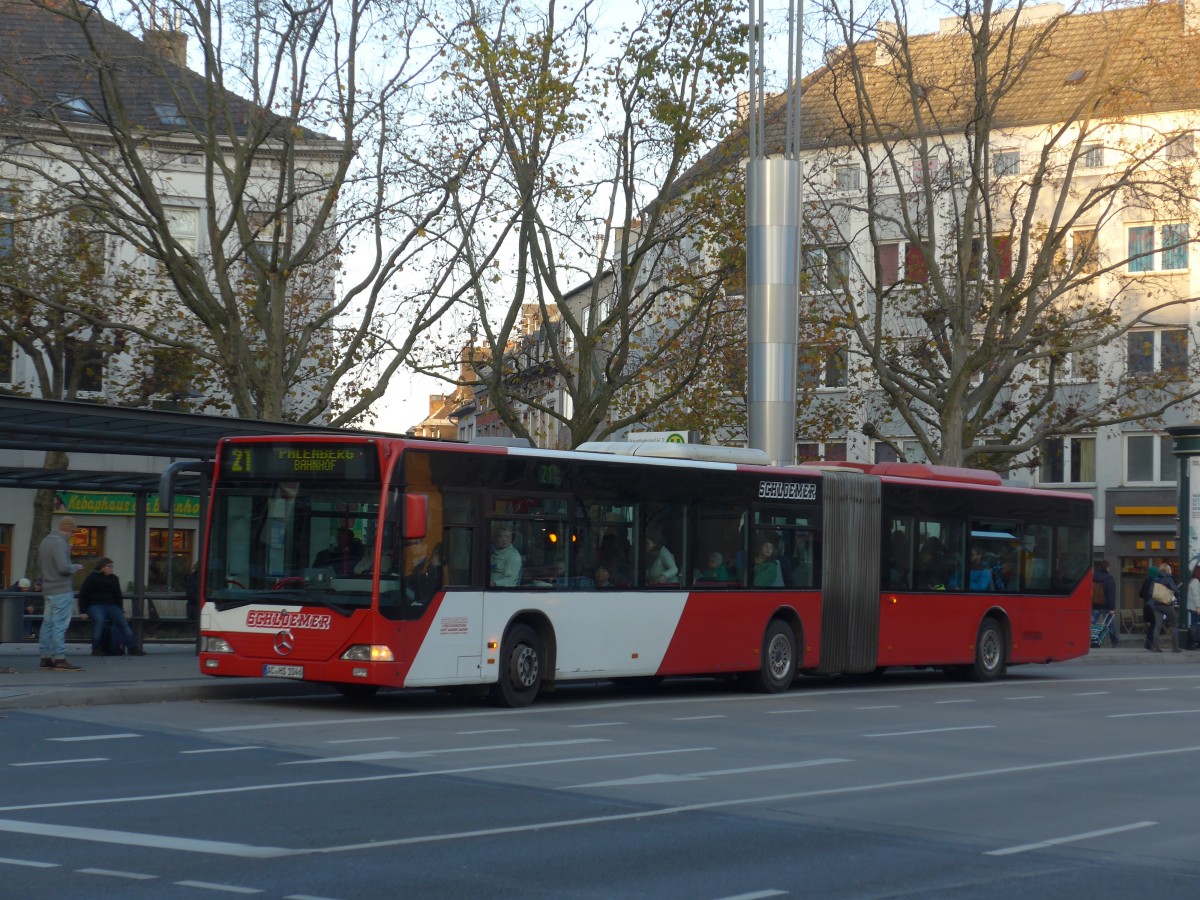 (157'279) - Schloemer, Alsdorf - AC-HS 1046 - Mercedes am 21. November 2014 beim Hauptbahnhof Aachen