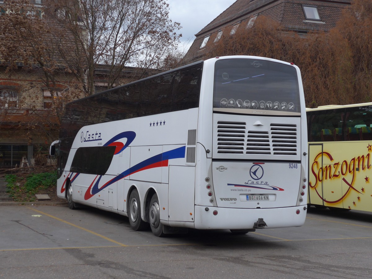 (157'800) - Aus Serbien: Lasta, Beograd - Nr. 9248/BG 606-KN - Volvo/Ayats am 14. Dezember 2014 in Zrich, Sihlquai