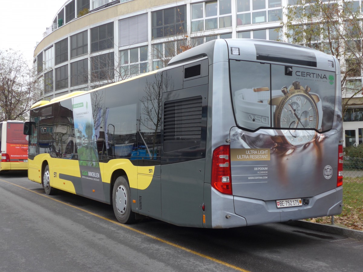 (157'828) - STI Thun - Nr. 175/BE 752'175 - Mercedes am 16. Dezember 2014 bei der Schifflndte Thun