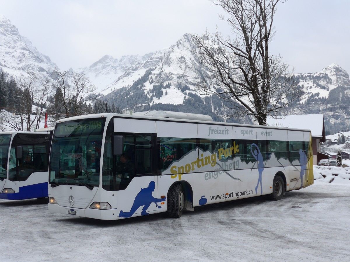 (157'930) - EAB Engelberg - Nr. 6/OW 10'260 - Mercedes (ex TPL Lugano Nr. 10) am 26. Dezember 2014 in Engelberg, Titlisbahnen