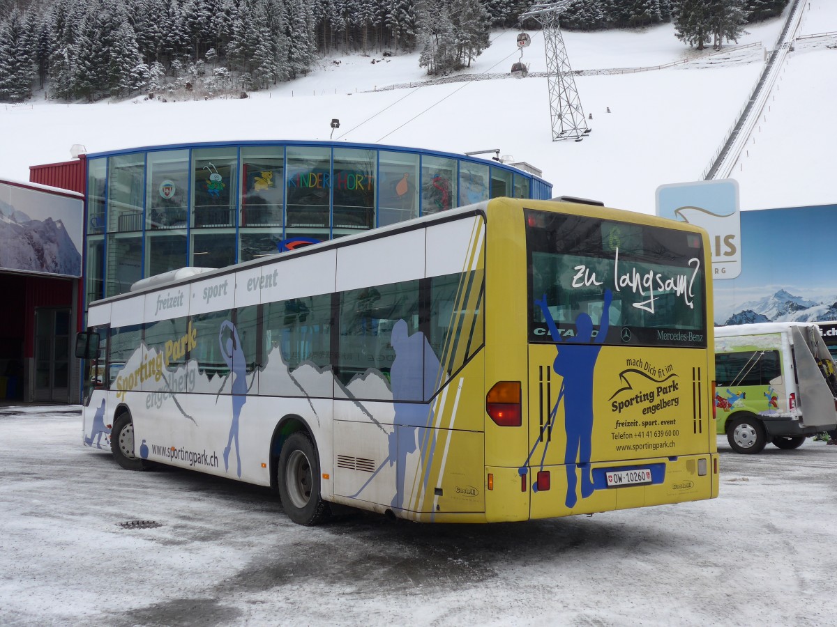 (157'932) - EAB Engelberg - Nr. 6/OW 10'260 - Mercedes (ex TPL Lugano Nr. 10) am 26. Dezember 2014 in Engelberg, Titlisbahnen