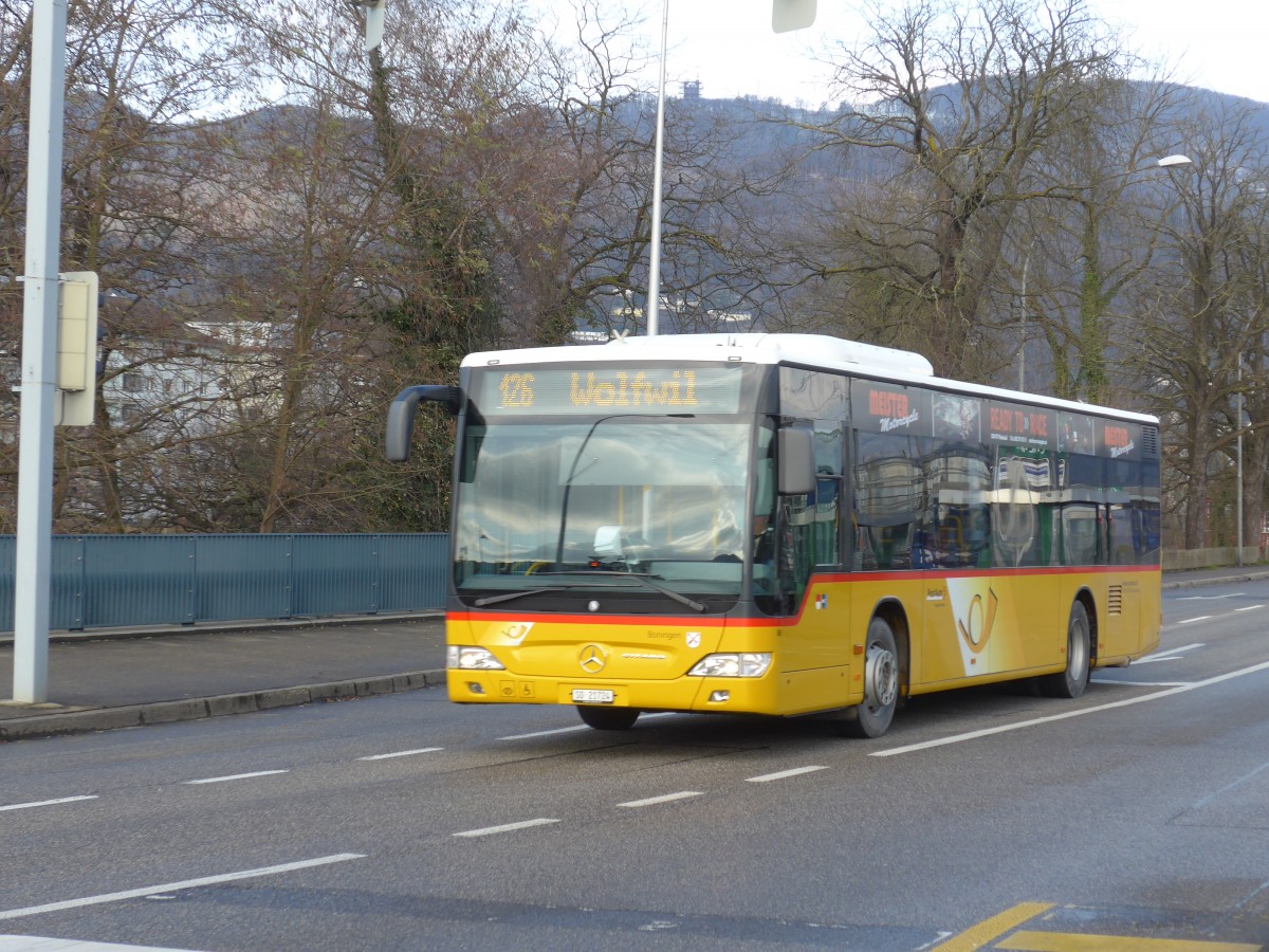 (157'964) - Wyss, Boningen - Nr. 60/SO 21'724 - Mercedes am 26. Dezember 2014 beim Bahnhof Olten