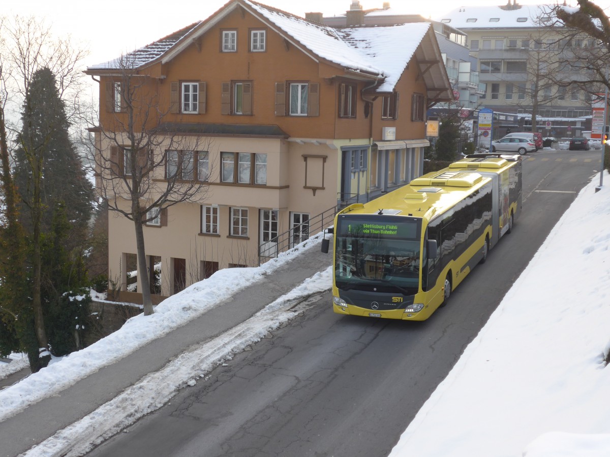 (158'646) - STI Thun - Nr. 164/BE 752'164 - Mercedes am 8. Februar 2015 in Spiez, Seestrasse