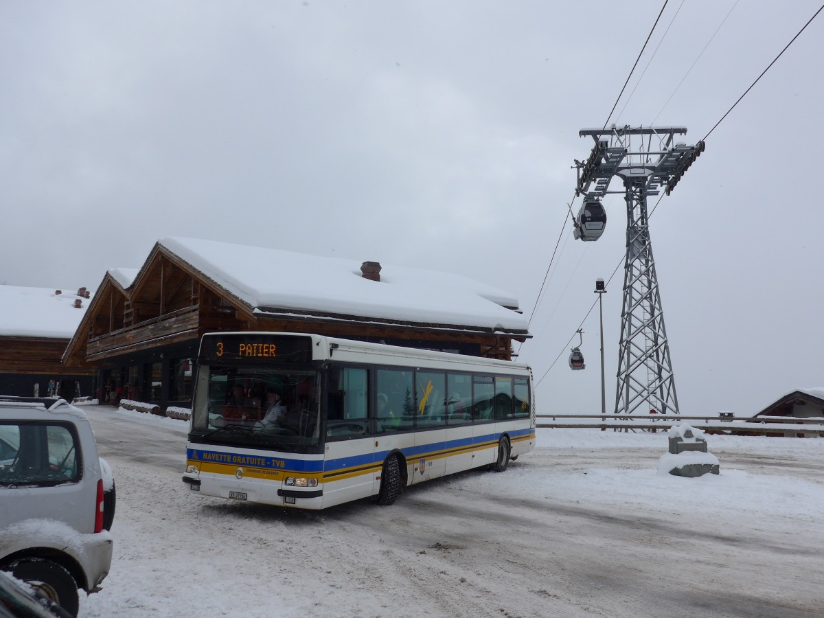 (158'809) - TMR Martigny - Nr. 108/VS 27'934 - Irisbus am 22. Februar 2015 in Verbier, Mdran