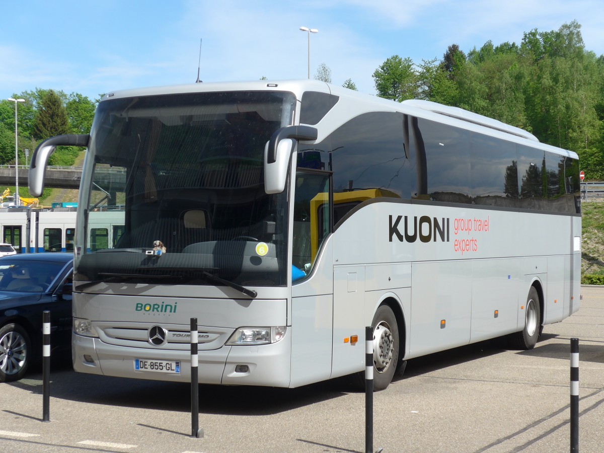 (160'225) - Aus Frankreich: Borini, Megve - DE 855 GL - Mercedes am 8. Mai 2015 in Zrich, Flughafen