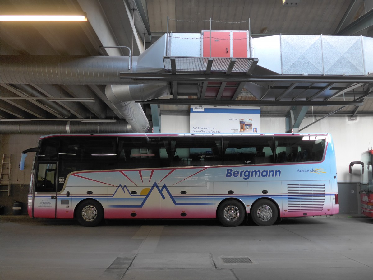 (160'517) - AFA Adelboden - Nr. 21/BE 759'569 - Van Hool (ex Bergmann, Adelboden) am 14. Mai 2015 im Autobahnhof Adelboden