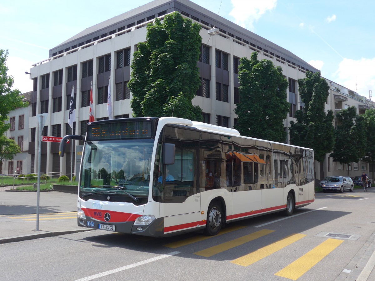 (160'552) - Aus Deutschland: RVO Hartheim - FR-RV 31 - Mercedes am 17. Mai 2015 in Basel, Wettsteinplatz
