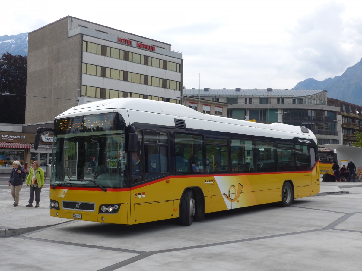 (160'973) - PostAuto Bern - BE 610'541 - Volvo am 25. Mai 2015 beim Bahnhof Interlaken West
