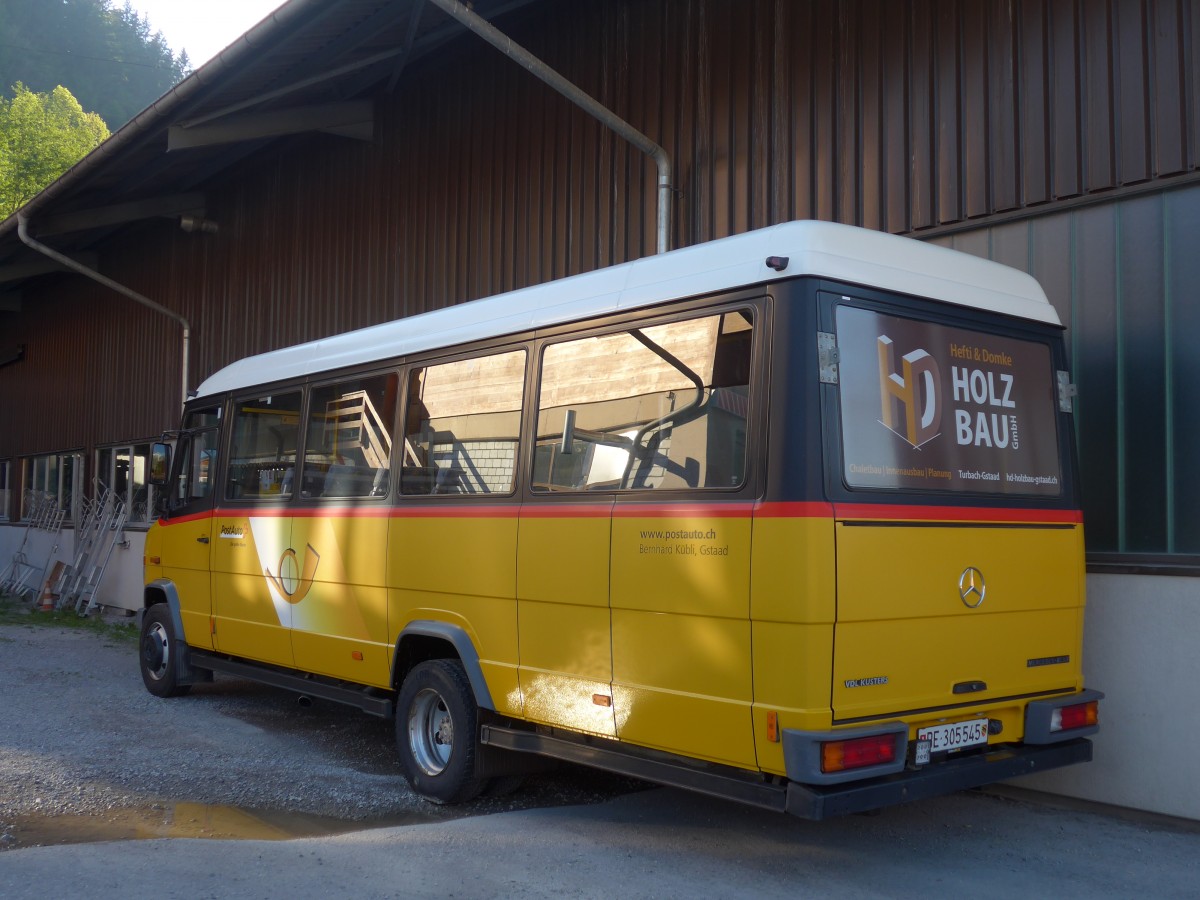 (161'243) - Kbli, Gstaad - Nr. 8/BE 305'545 - Mercedes/Kusters am 27. Mai 2015 in Gstaad, Garage