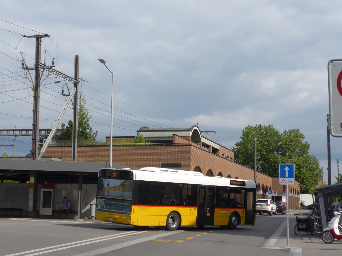 (161'440) - Lengacher, Wichtrach - Nr. 4/BE 26'963 - Solaris am 30. Mai 2015 beim Bahnhof Mnsingen