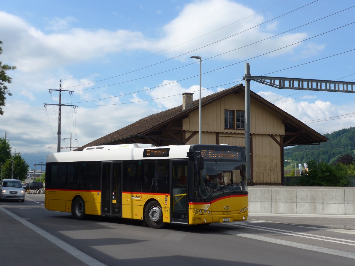 (161'441) - Lengacher, Wichtrach - Nr. 4/BE 26'963 - Solaris am 30. Mai 2015 beim Bahnhof Mnsingen