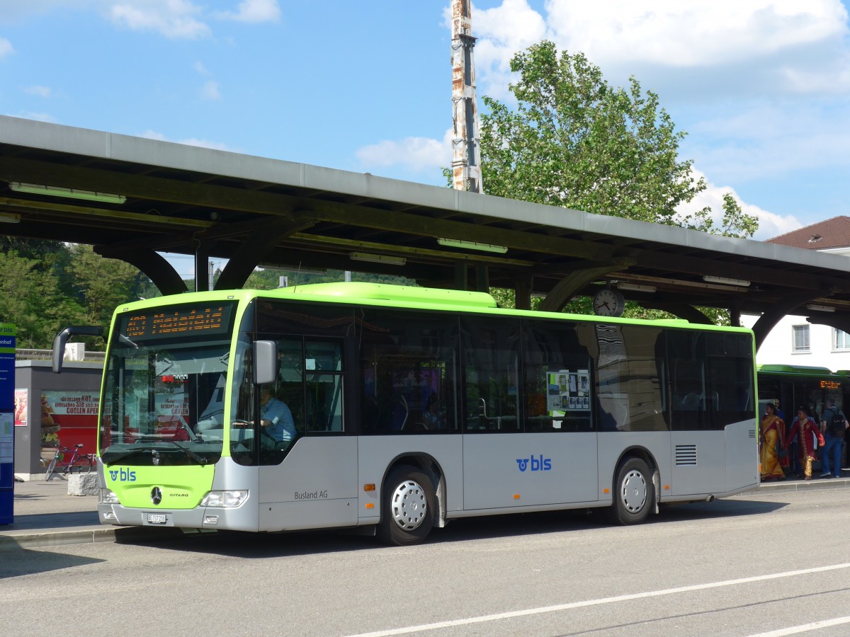 (161'938) - Busland, Burgdorf - Nr. 208/BE 737'208 - Mercedes am 6. Juni 2015 beim Bahnhof Burgdorf