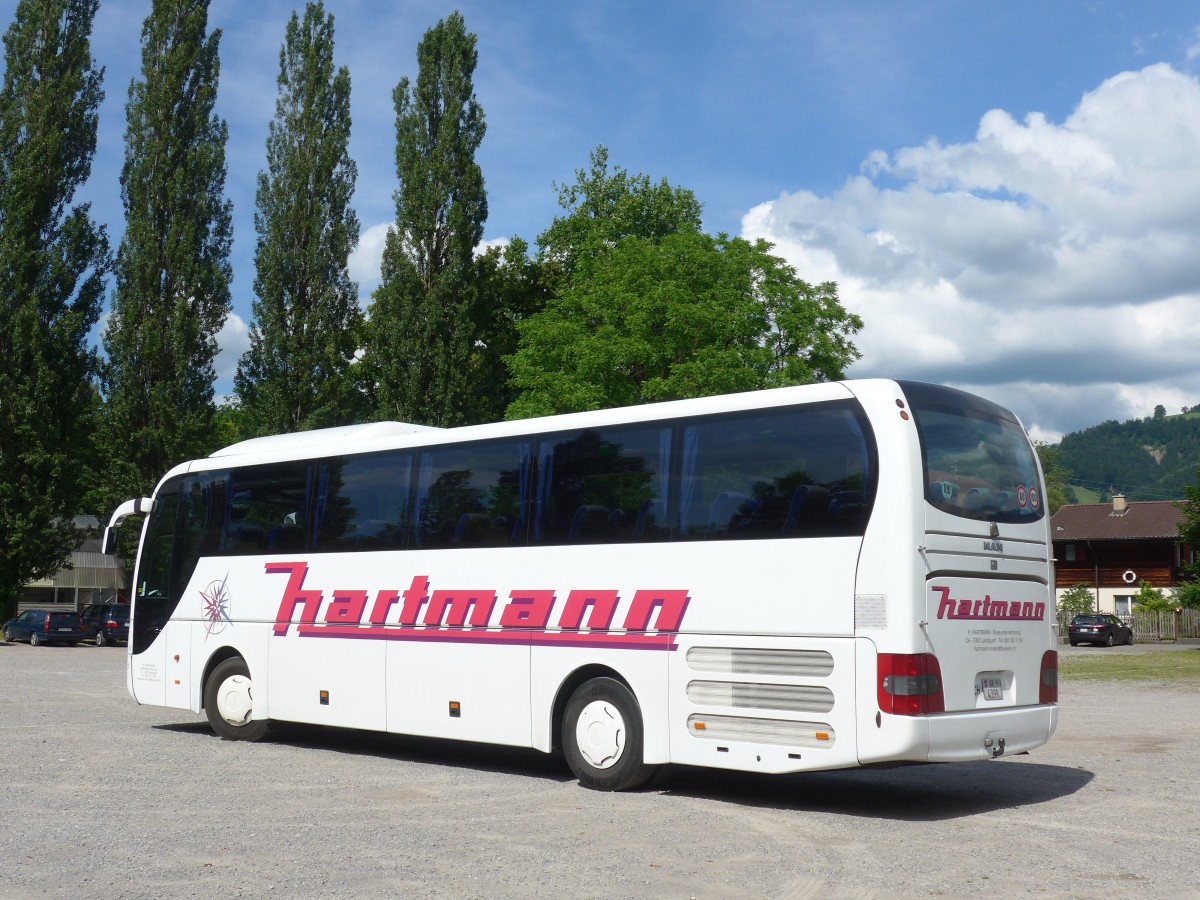 (162'039) - Hartmann, Landquart - Nr. 32/GR 4399 - MAN am 13. Juni 2015 in Thun, Lachenwiese