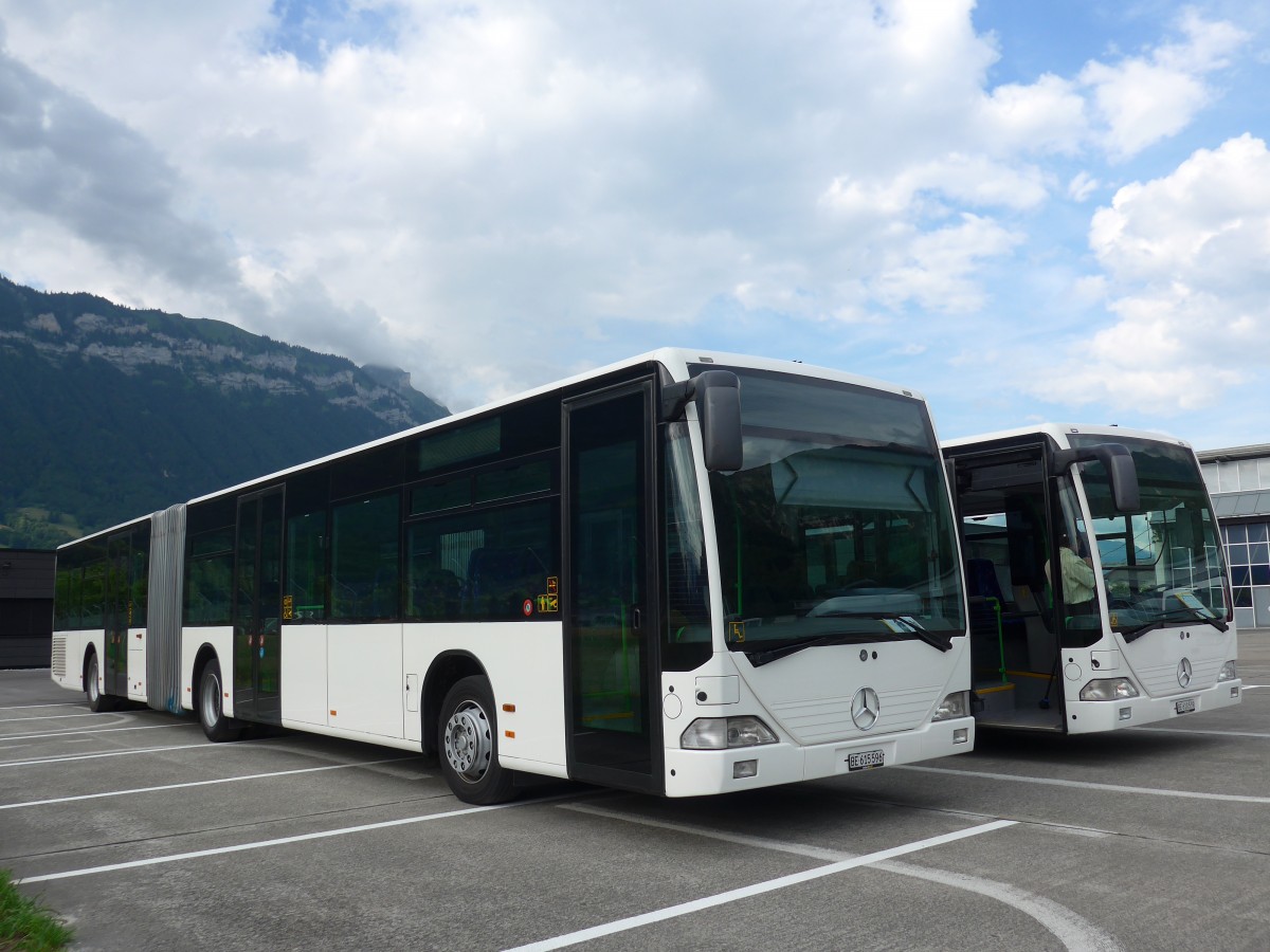 (162'073) - PostAuto Bern - BE 615'596 - Mercedes (ex AAGS Schwyz Nr. 83) am 13. Juni 2015 in Interlaken, Flugplatz