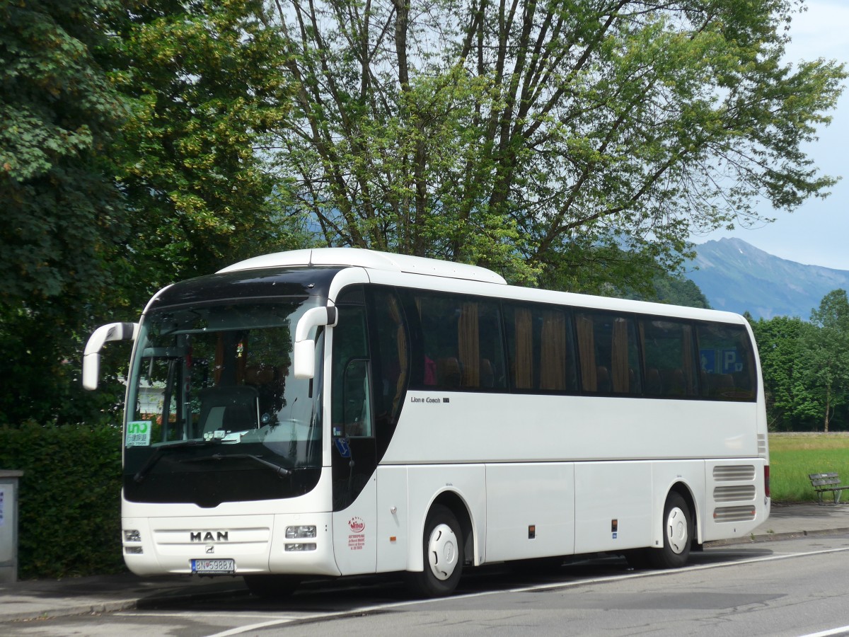 (162'152) - Aus der Slowakei: Mina, Bnovce - BN-598BX - MAN am 14. Juni 2015 in Interlaken, Lindenallee
