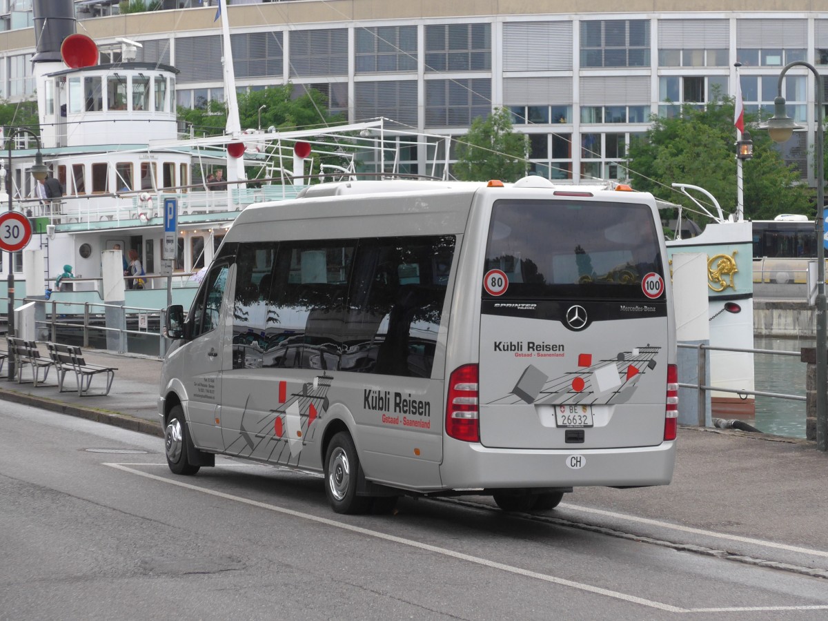 (162'185) - Kbli, Gstaad - BE 26'632 - Mercedes am 18. Juni 2015 bei der Schifflndte Thun