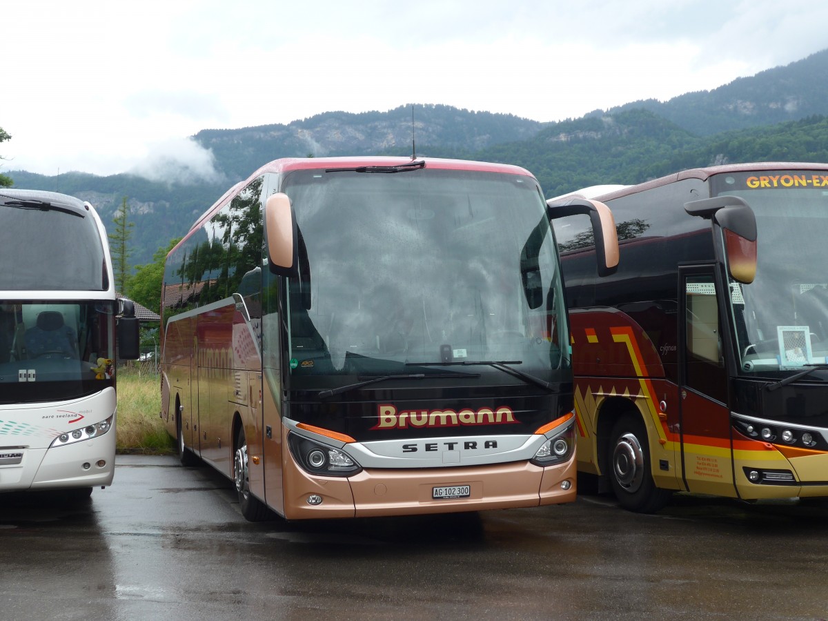 (162'434) - Brumann, Oberlunkhofen - AG 102'300 - Setra am 21. Juni 2015 in Meiringen, Balm