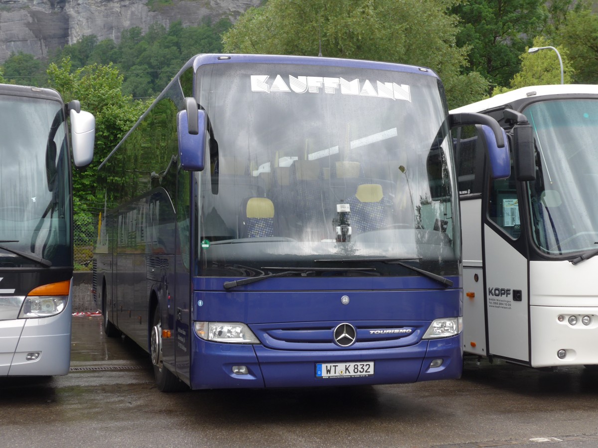 (162'440) - Aus Deutschland: Kauffmann, Sthlingen - WT-K 832 - Mercedes am 21. Juni 2015 in Meiringen, Balm