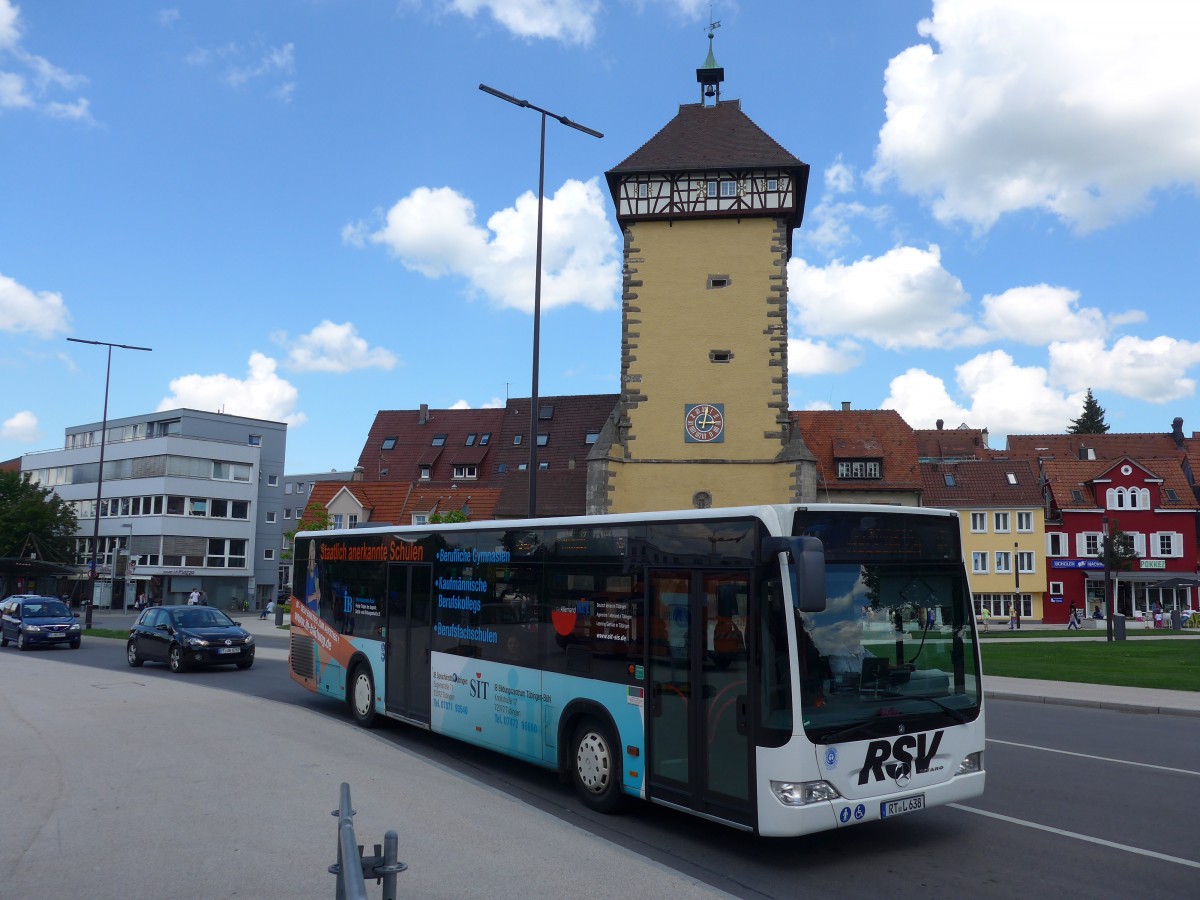 (162'515) - Lutz, Reutlingen - RT-L 638 - Mercedes am 24. Juni 2015 in Reutlingen, Stadtmitte