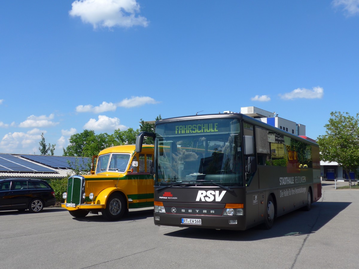 (162'544) - RSV Reutlingen - RT-EW 168 - Setra (ex AFA Adelboden Nr. 24; ex AFA Adelboden Nr. 11) am 24. Juni 2015 in Reutlingen, Betriebshof