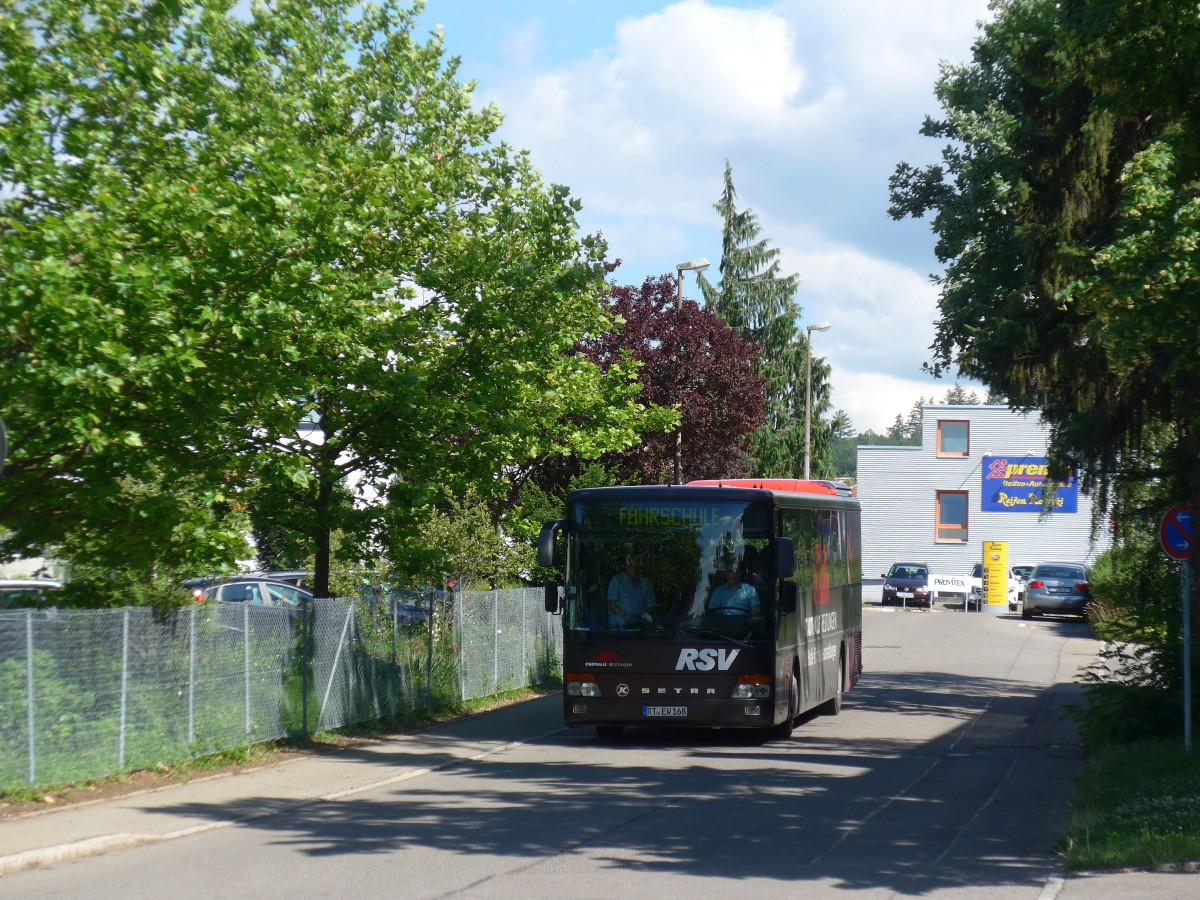 (162'549) - RSV Reutlingen - RT-EW 168 - Setra (ex AFA Adelboden Nr. 24; ex AFA Adelboden Nr. 11) am 24. Juni 2015 in Reutlingen, Betriebshof