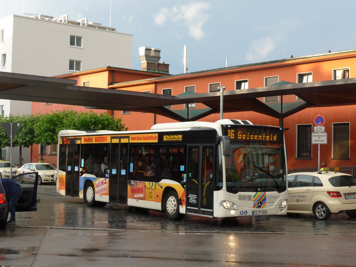 (162'759) - Stempfl, Ingoldstadt - Nr. 3/IN-ST 3303 - Mercedes am 27. Juni 2015 beim Bahnhof Ingoldstadt