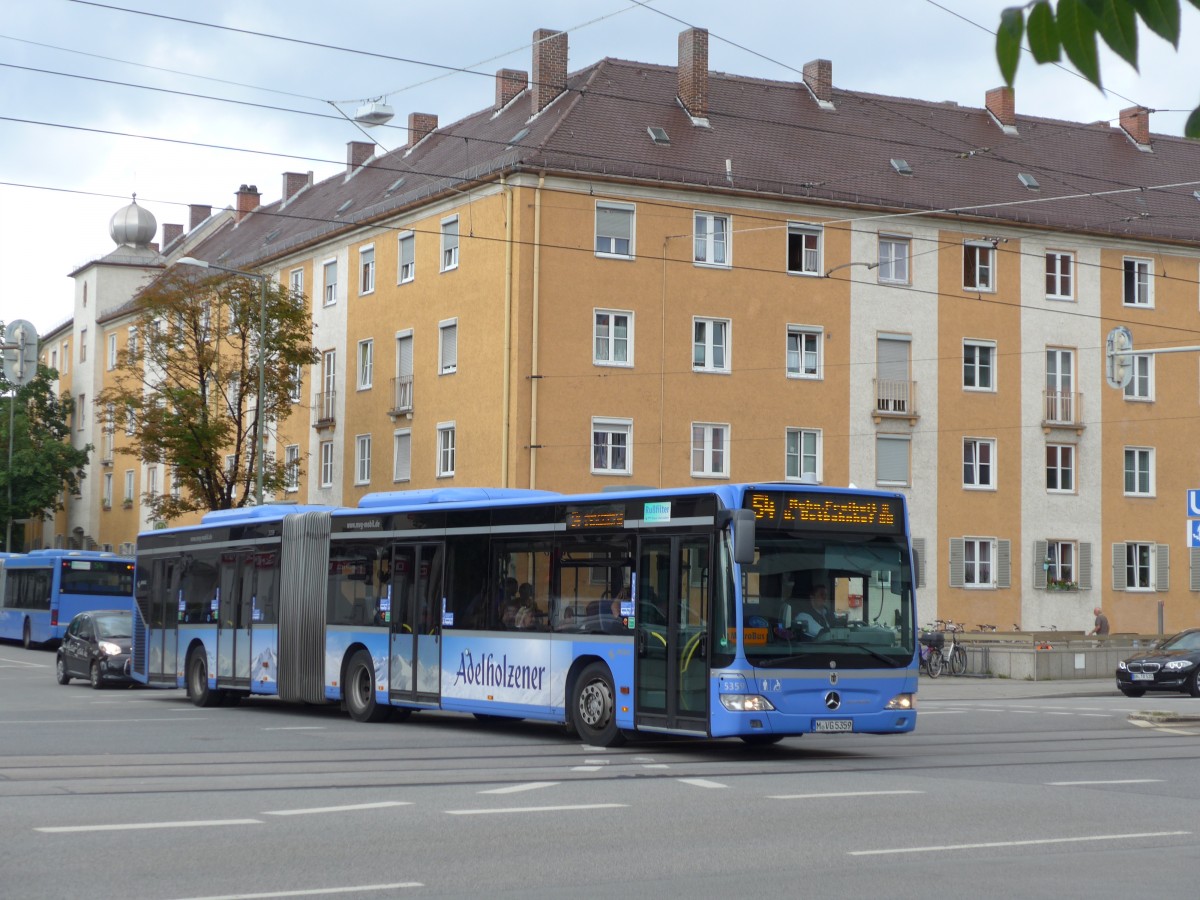 (162'857) - MVG Mnchen - Nr. 5359/M-VG 5359 - Mercedes am 28. Juni 2015 in Mnchen, Bahnhof Giesing