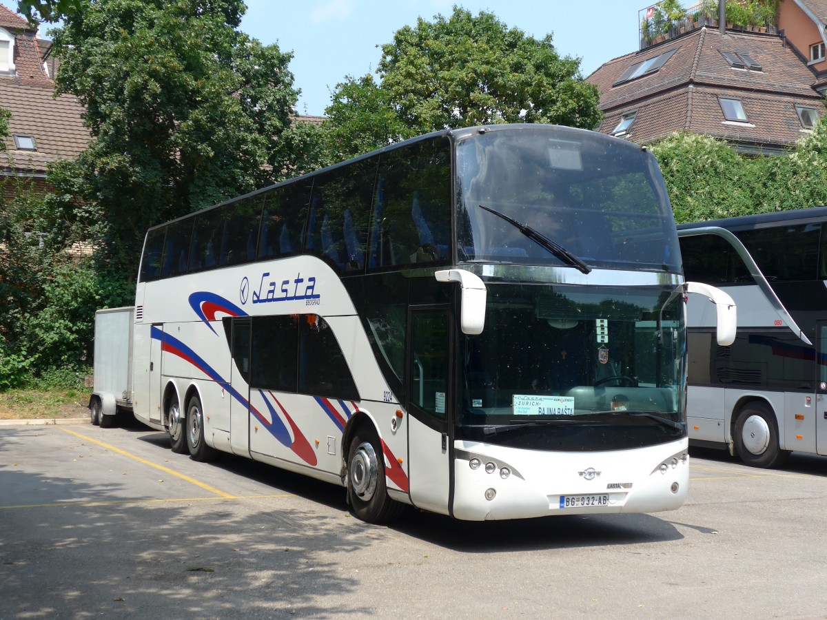 (162'937) - Aus Serbien: Lasta, Beograd - Nr. 9224/BG 032-AB - Volvo/Ayats am 6. Juli 2015 in Zrich, Sihlquai