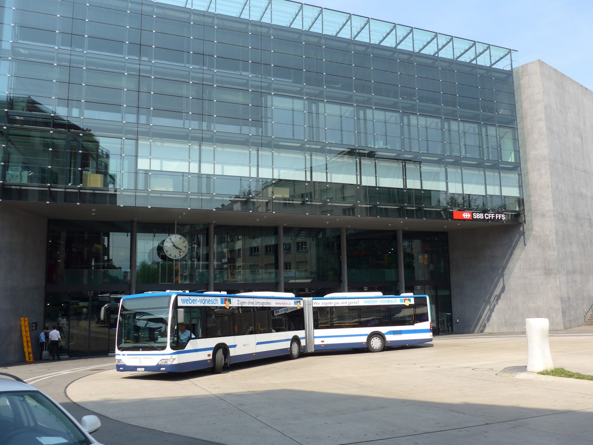 (162'982) - ZVB Zug - Nr. 30/ZG 88'030 - Mercedes am 6. Juli 2015 beim Bahnhof Zug