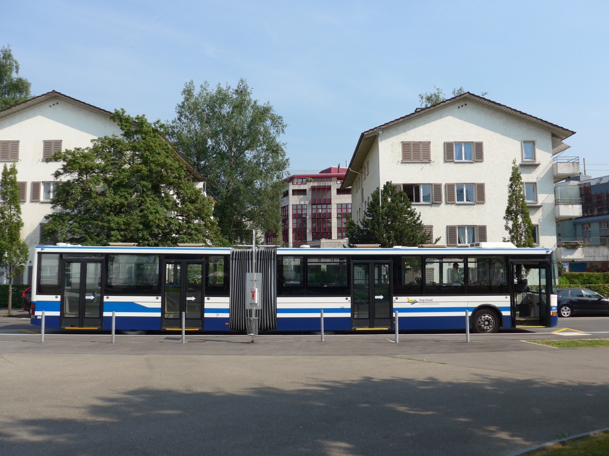 (163'008) - ZVB Zug - Nr. 85/ZG 88'085 - NAW/Hess am 6. Juli 2015 in Zug, Dammstrasse/Bahnhof