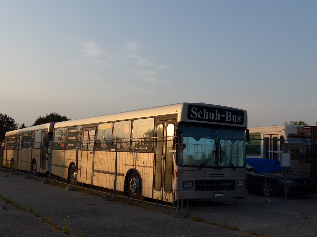 (163'079) - Schuhbus, Fahrwangen - NAW/Hess am 17. Juli 2015 in Estavayer-le-Lac, Garage TPF