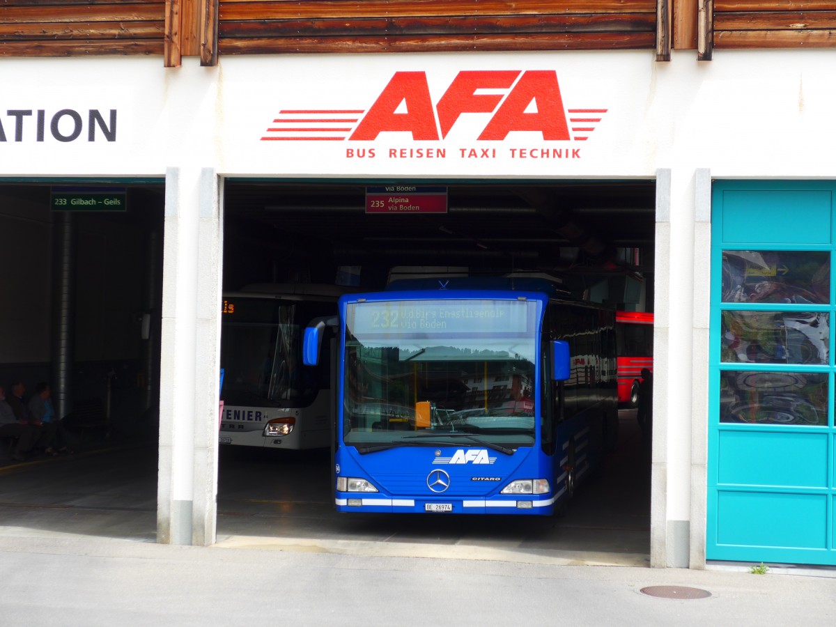 (163'136) - AFA Adelboden - Nr. 94/BE 26'974 - Mercedes am 26. Juli 2015 im Autobahnhof Adelboden