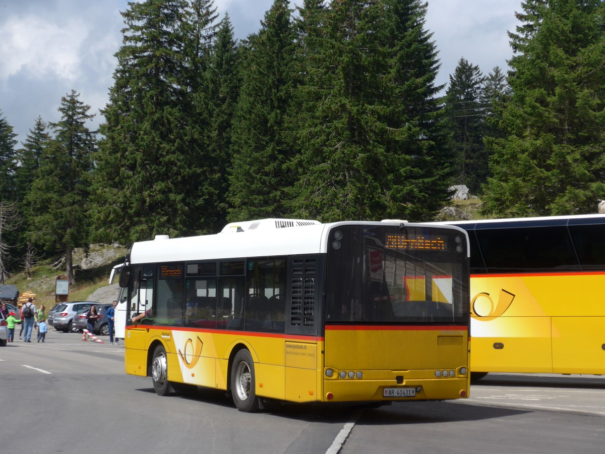 (163'243) - Rechsteiner, Urnsch - AR 41'431 - Solaris am 2. August 2015 in Schwgalp, Sntis-Schwebebahn