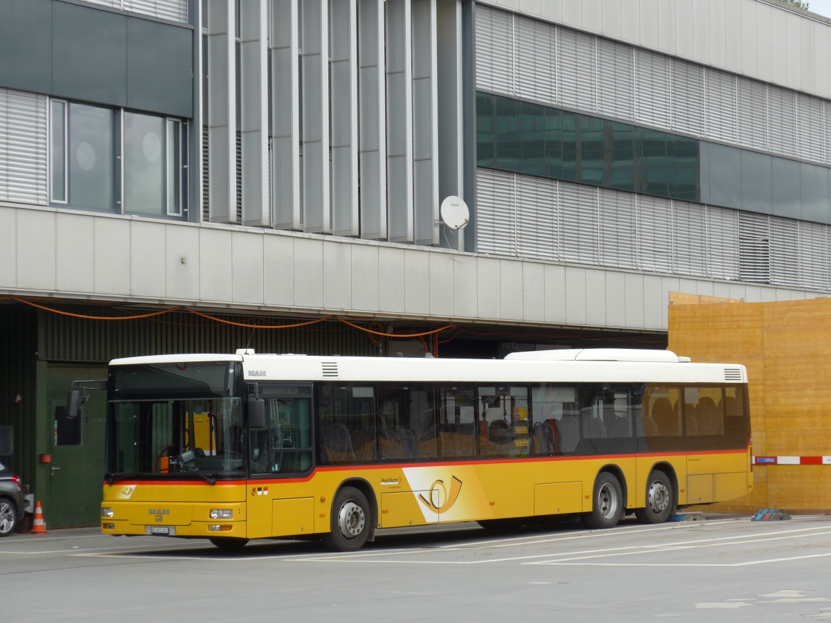 (163'452) - PostAuto Bern - Nr. 651/BE 601'341 - MAN am 15. August 2015 in Bern, Postautostation