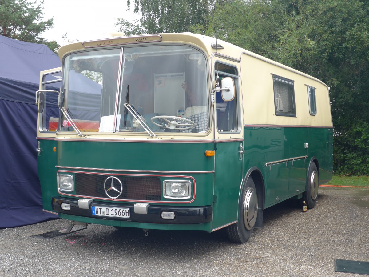 (163'524) - Aus Deutschland: Pan, Todtmoss-Rtte - WT-D 1966H - Mercedes am 16. August 2015 in Schaan, Wohnbustreffen