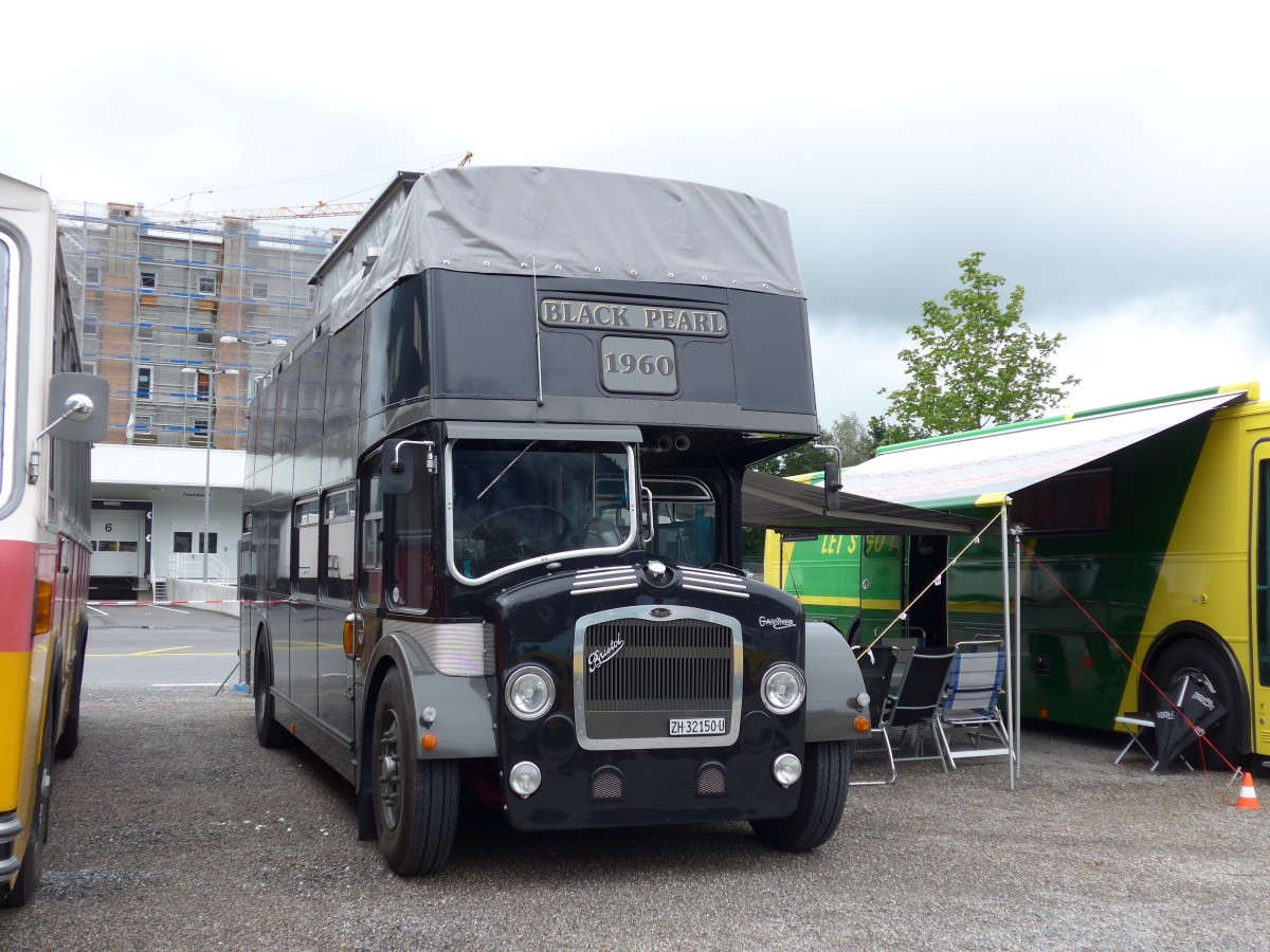 (163'574) - Aus der Schweiz: Londag, Bassersdorf - ZH 32'150 U - Bristol (ex Londonbus) am 16. August 2015 in Schaan, Wohnbustreffen