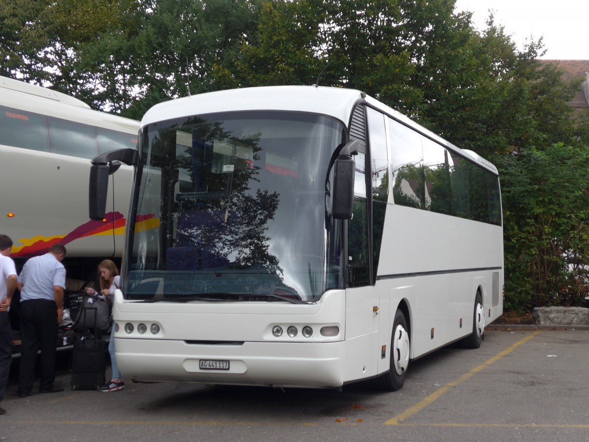 (163'606) - Resava, Neuenhof - AG 441'117 - Neoplan am 16. August 2015 in Zrich, Sihlquai