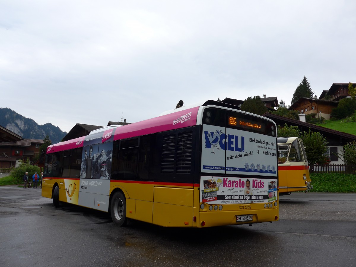 (163'789) - PostAuto Bern - BE 610'537 - Solaris am 23. August 2015 in Habkern, Zundli