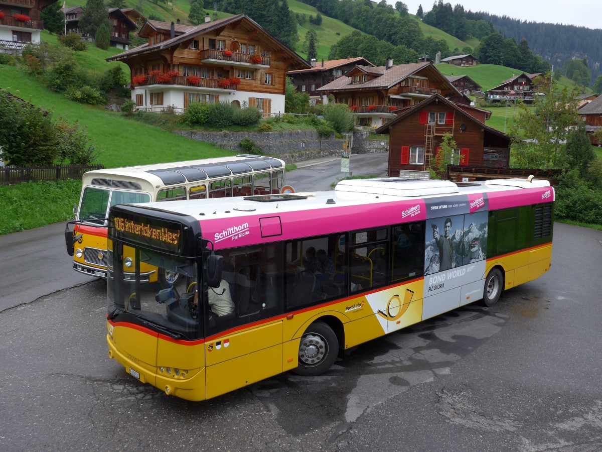 (163'795) - PostAuto Bern - BE 610'537 - Solaris am 23. August 2015 in Habkern, Zundli