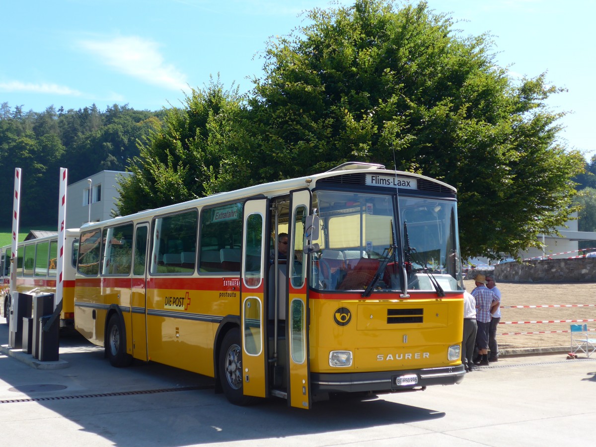 (164'152) - Kammermann, Spiez - BE 650'996 - Saurer/Hess (ex Flury, Balm; ex P 24'233) am 29. August 2015 in Oberkirch, CAMPUS Sursee