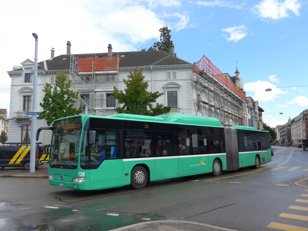 (164'729) - BVB Basel - Nr. 720/BS 6679 - Mercedes am 14. September 2015 in Basel, Wettsteinplatz