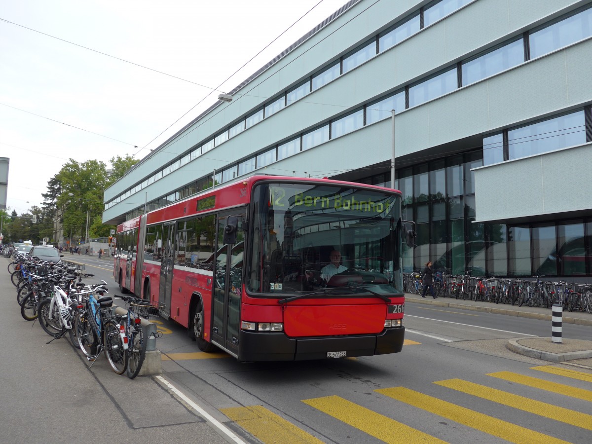 (164'847) - Bernmobil, Bern - Nr. 266/BE 572'266 - Volvo/Hess am 15. September 2015 in Bern, Schanzenstrasse