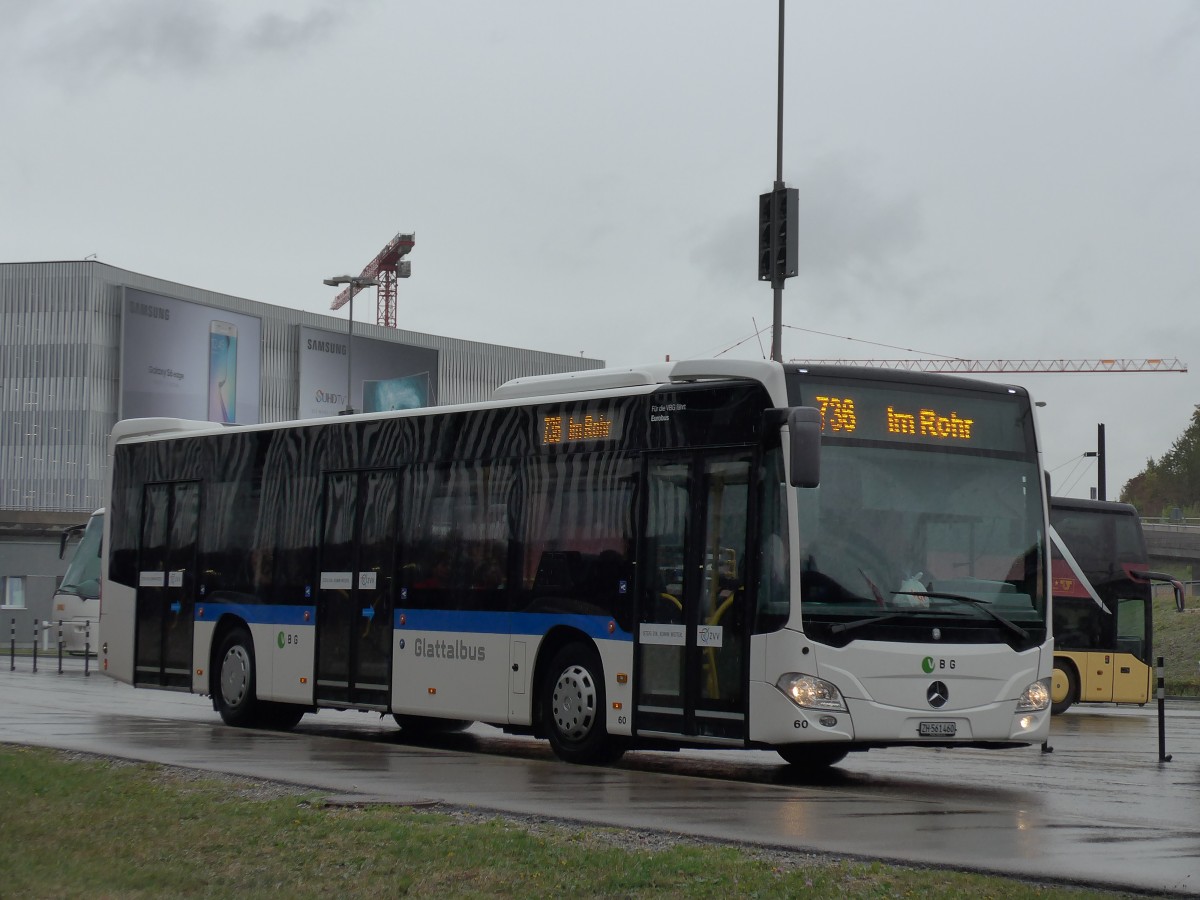 (165'022) - Welti-Furrer, Bassersdorf - Nr. 60/ZH 561'460 - Mercedes am 17. September 2015 in Zrich, Flughafen
