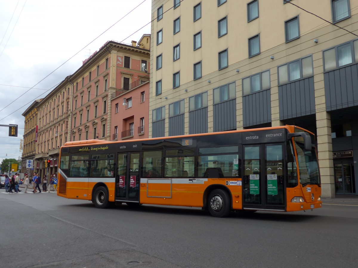 (165'534) - SACA Bologna - Nr. 1525/BF-224 JK - Mercedes (ex TPER Bologna Nr. 1525) am 23. September 2015 beim Bahnhof Bologna Centrale