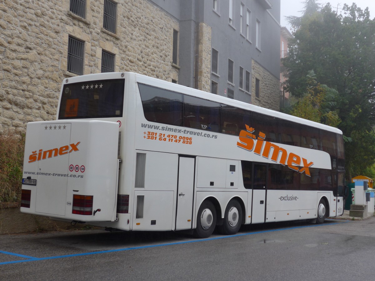 (165'666) - Aus Serbien: Simex, Novi Sad - NS 189-RX - Van Hool am 24. September 2015 in San Marino