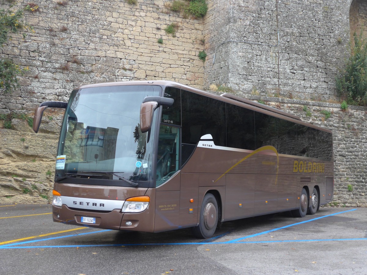 (165'717) - Aus Italien: Boldrini, Rimini - EK-162 WX - Setra am 25. September 2015 in San Marino