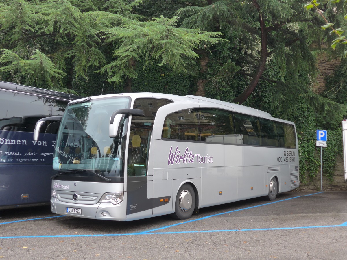 (165'747) - Aus Deutschland: Wrlitz, Berlin - B-WT 923 - Mercedes am 25. September 2015 in San Marino