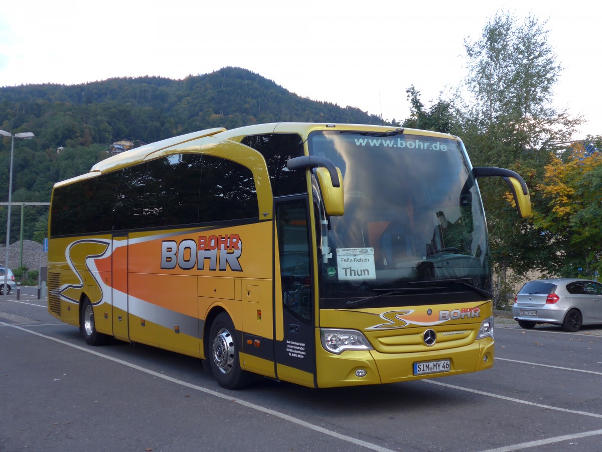 (165'928) - Aus Deutschland: Bohr, Lautzenhausen - SIM-MY 46 - Mercedes am 28. September 2015 in Thun, Seestrasse