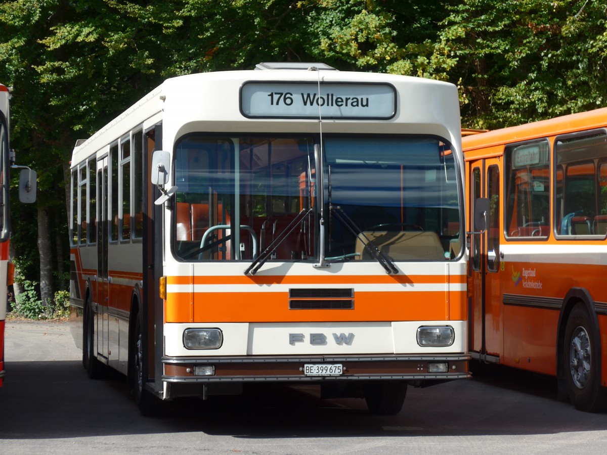(165'956) - Wegmller, Mnsingen - BE 399'675 - FBW/R&J (ex Bamert, Wollerau am 4. Oktober 2015 in Burgdorf, kihof Ziegelgut